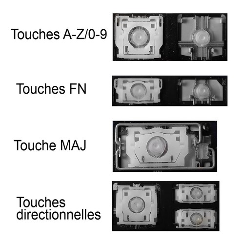 Touche clavier français - touche,