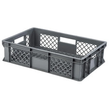 5 CASSETTE AGRICOLE TRAFORATE PER ALIMENTI IMPILABILE PER FRUTTA E VERDURA