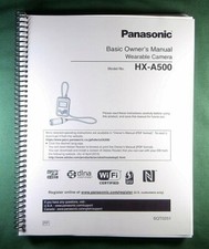 Panasonic HX-A500 Manuale