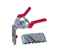 PINZA AUTOMATICA X RETI RETE RECINZIONI IN METALLO GANCI RECINTO+600PUNTI1462839