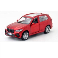 Modellino auto BMW X5 M 1:43 metallo pressofuso SUV auto giocattolo giocattoli per ragazzi bambini regali rosso