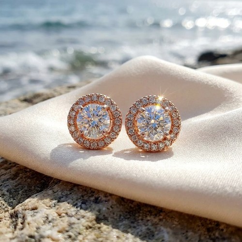 Orecchini punto luce - , con