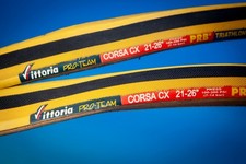 2x tubolari vittoria pro- team corsa cx 21-26" NOS NUOVI GIALLI TRIATHLON TT