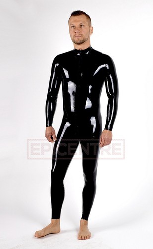 Catsuit uomo nera - , lattice