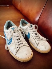 Nike Wimbledon Forest Hills vintage anni '80 bianco blu made in Taiwan