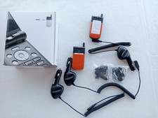 LOTTO NEC3 338 TEL.CELLULARI ARANCIONE E ACCESSORI (VEDI DESCRIZIONE)N°7PZ(S41)