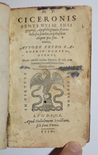 Cicerone ediz 1550 - 1550, –