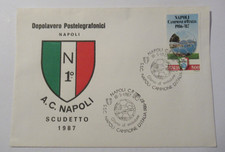 Busta Primo giorno 1° Scudetto NAPOLI 1987-Dopolavoro Postelegrafonici-18-5-1987