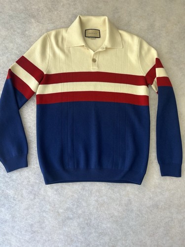 Gucci maglione polo lana - w,