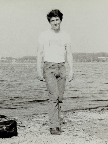 Foto vintage ragazzo gentile - foto,