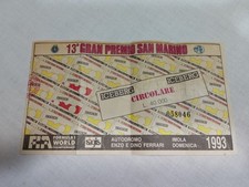 Biglietto 13° GP San Marino