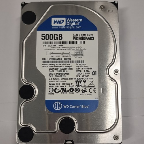Western digital wd5000aaks 500 - western,