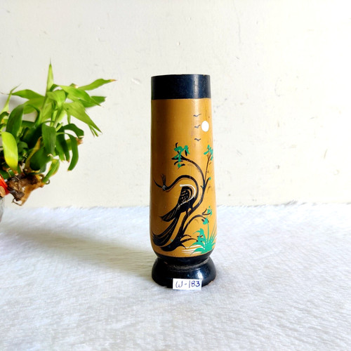 Vaso decorativo legno - legno, con