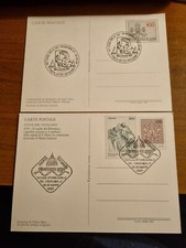 1989 1990 2 CARTOLINE POSTALI