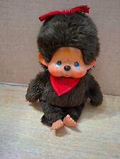 Moncicci Sekiguchi grande 25 cm con etichetta Taiwan bavaglino rosso