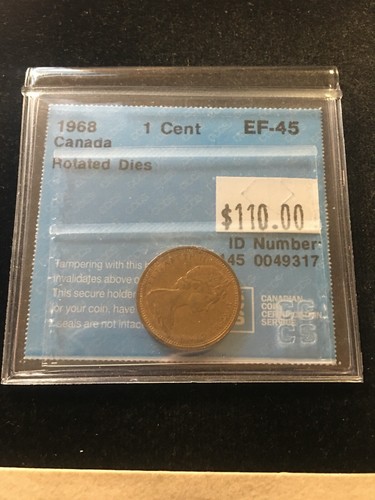 1968 error rotated - rotated, dies