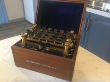 A RARE ANTIQUE EDWARDIAN,WHEATSTONE BRIDGE (ELECTRICAL RESISTANCE MEASURE ).1940