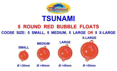 Tsunami rosso rotondo - 5,