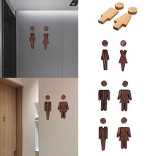 2 Pezzi Segnaletica Bagno in