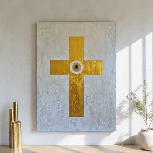 Croce moderna oro - moderna,
