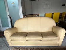 Divano Poltrona Frau 3 posti in pelle