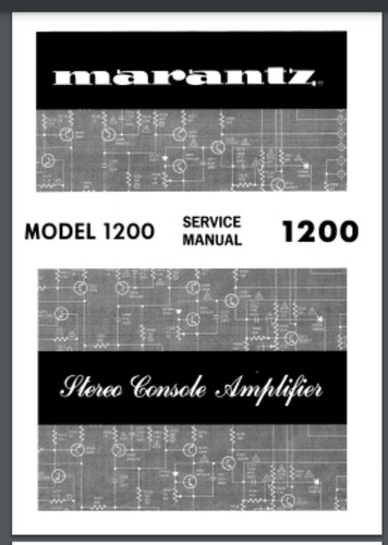 Amplificatore console stereo