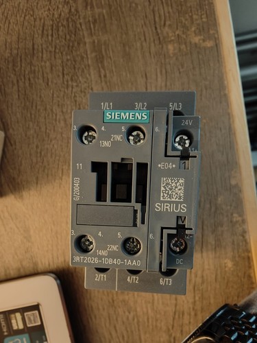 Contattore trifase siemens - contattore,