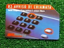 SCHEDA TELEFONICA 10000 LIRE R2 AVVISO DI CHIAMATA ITALIA TELECOM