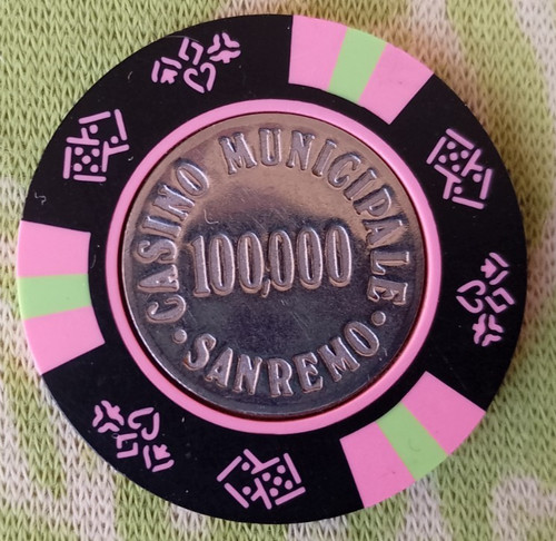 Una fiches 100000 lire - da,