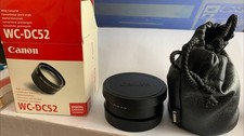 Canon WC-DC52 wide converter 0,7x 52mm. Convertitore grandangolare
