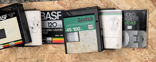 Videocassette vintage - 2x,