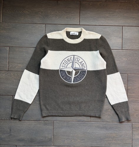 Stone island knit crew neck - stone,