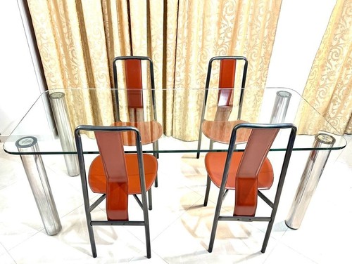Tavolo cristallo design - tavolo,
