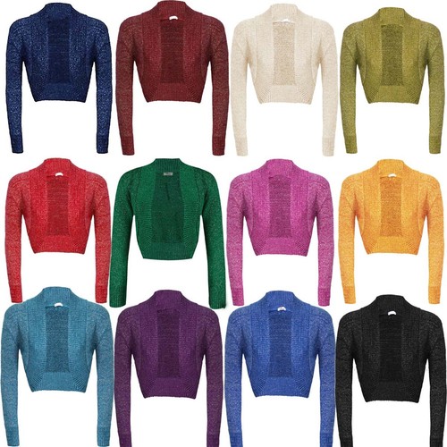 Bolero lurex manica lunga top - bolero,