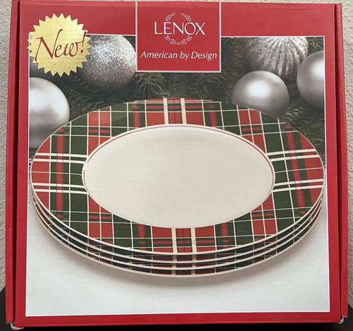 Lenox set piatti plaid - set,