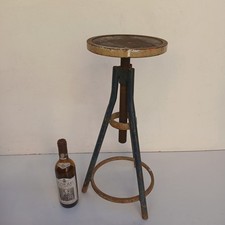 sgabello industriale vintage