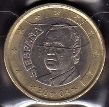 E326 Moneta Coin SPAGNA: 1 euro 2004