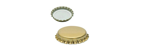 Tappi corona oro - oro, guarnizione