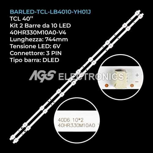 Kit barre strip - 2, led