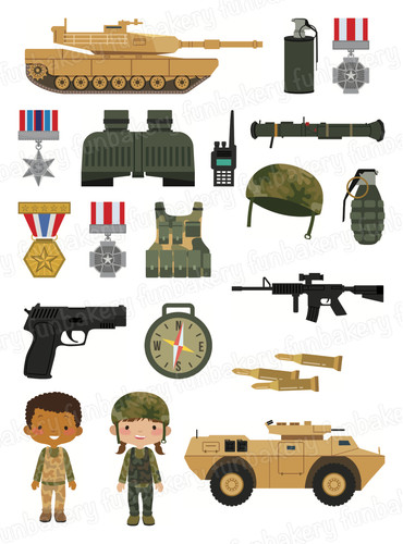 Cake topper soldato - , militare