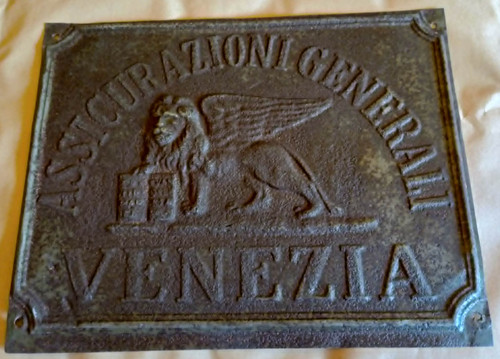 Vecchia targa assicurazioni - vecchia,