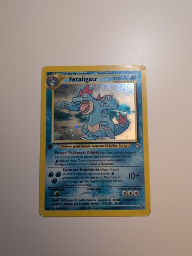Pokemon card feraligatr holo - feraligatr,