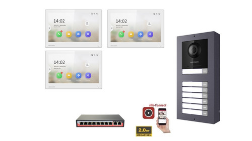 Kit videocitofono poe - videocitofono, ip