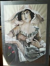 quadro tempera su cartoncino