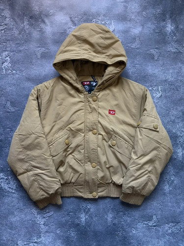 Piumino bomber uomo - beige, con