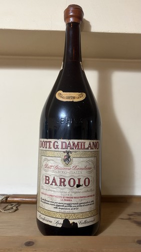 Bottiglia vino barolo 1976 - 1,