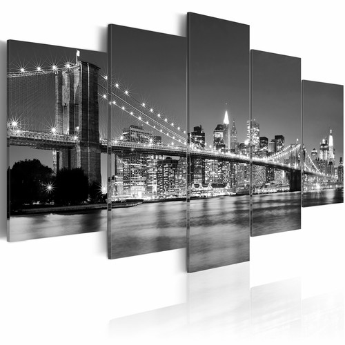 New york citta quadro tela - york,