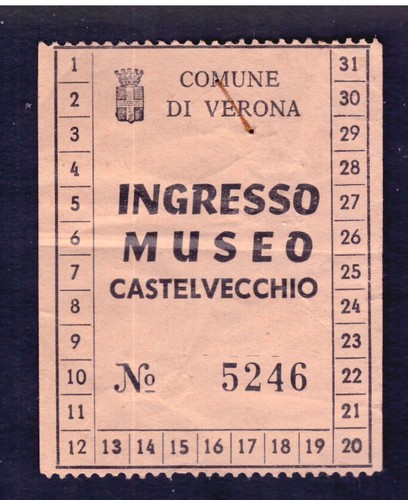 Biglietto comune verona - biglietto,