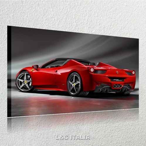 Ferrari spider quadro tela - ferrari,