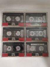 Lotto 6x TDK AR 90 1988 musicassette vergini cassette tape vintage